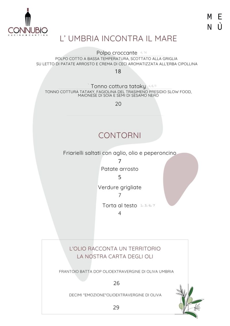 secondi di pesce e contorni